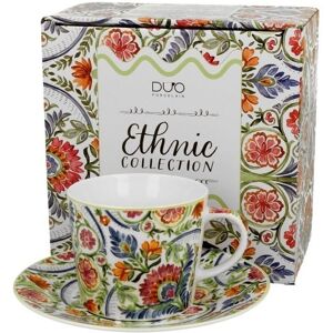 DUO Filiżanka z porcelany spodek mayflower ethnic DUO Filiżanka z porcelany spodek mayflower ethnic