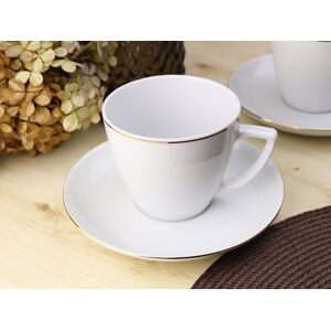 Inny producent Filiżanka ze spodkiem 0,35 L/17,5 cm Waza - Modern WA-08z złota linia Inny producent Filiżanka ze spodkiem 0,35 L/17,5 cm Waza - Modern WA-08z złota linia