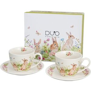DUO Filiżanki do kawy na Wielkanoc zestaw 2szt wiosna DUO Filiżanki do kawy na Wielkanoc zestaw 2szt wiosna