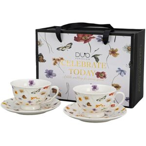 DUO Filiżanki porcelanowe Royal Margaret 250ml zestaw DUO Filiżanki porcelanowe Royal Margaret 250ml zestaw