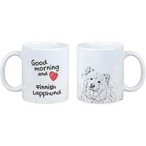 Inny producent Fiński lapphund kubek z psem good morning Art-Dog Inny producent Fiński lapphund kubek z psem good morning Art-Dog