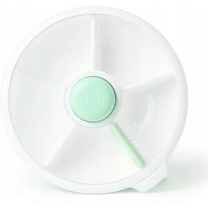 Inny producent GoBe - Szczelny lunchbox z przegródkami Snack Spinner, sage green Inny producent GoBe - Szczelny lunchbox z przegródkami Snack Spinner, sage green