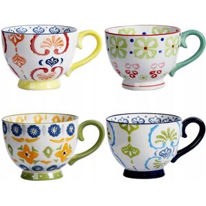 Inny producent GREENTAINER Kubek Ceramiczny Porcelanowy 400ml Zestaw 4 Sztuki Inny producent GREENTAINER Kubek Ceramiczny Porcelanowy 400ml Zestaw 4 Sztuki
