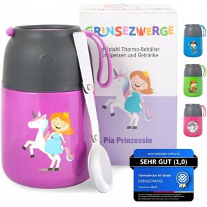 Inny producent GRINSEZWERGE Termos Dla Dzieci 500ml Stalowy Na Jedzenie i Napoje Inny producent GRINSEZWERGE Termos Dla Dzieci 500ml Stalowy Na Jedzenie i Napoje