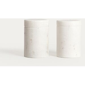 HOMLA Zestaw przyprawników MARBLE marmurowych klasycznych 2 szt. HOMLA Zestaw przyprawników MARBLE marmurowych klasycznych 2 szt.