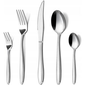 Inny producent HUNNYCOOK Zestaw Sztućców 30 Częściowy Stal Nierdzewna Na 6 Osób Inny producent HUNNYCOOK Zestaw Sztućców 30 Częściowy Stal Nierdzewna Na 6 Osób