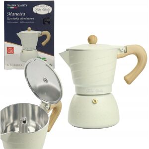 Festa Italia KAWIARKA Aluminiowa Zaparzacz Do KAWY HERBATY 300 ml Na 6 Filiżanki Moka Festa Italia KAWIARKA Aluminiowa Zaparzacz Do KAWY HERBATY 300 ml Na 6 Filiżanki Moka