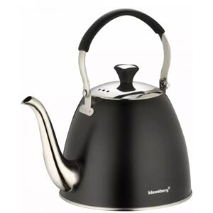 Klausberg 1,1L Czarna czajnik z infusorem - Herbata i zioła Klausberg 1,1L Czarna czajnik z infusorem - Herbata i zioła