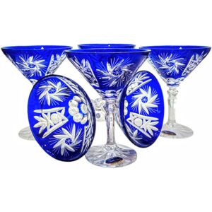 Inny producent Kobaltowe kryształowe kieliszki do martini 110ml Młynek Oliwka Inny producent Kobaltowe kryształowe kieliszki do martini 110ml Młynek Oliwka