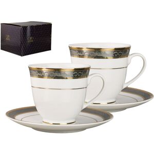 Porcelana Bogucice BGH Komplet filiżanek ze spodkami 0,22 L / 15 cm (2szt.) Bogucice - Conte 1085 Porcelana Bogucice BGH Komplet filiżanek ze spodkami 0,22 L / 15 cm (2szt.) Bogucice - Conte 1085