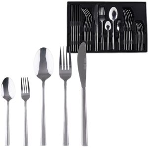 Prima Deco Komplet sztućców dla 6 osób w pudełku Stellaro 30-elementów stal nierdzewna połysk Prima Deco Komplet sztućców dla 6 osób w pudełku Stellaro 30-elementów stal nierdzewna połysk