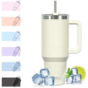 Inny producent KUBEK TERMICZNY 1182ml Z SŁOMKĄ POKRYWKĄ I UCHWYTEM POJEMNY BEŻOWY Inny producent KUBEK TERMICZNY 1182ml Z SŁOMKĄ POKRYWKĄ I UCHWYTEM POJEMNY BEŻOWY