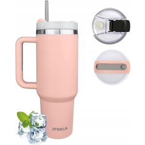 Inny producent KUBEK TERMICZNY 1200ml Z SŁOMKĄ POKRYWKĄ I UCHWYTEM POJEMNY RÓŻOWY Inny producent KUBEK TERMICZNY 1200ml Z SŁOMKĄ POKRYWKĄ I UCHWYTEM POJEMNY RÓŻOWY