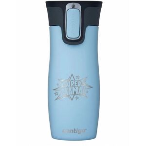 Kubek termiczny Contigo West Loop 2.0 470ml - Super Mama - Błękitny Mat Kubek termiczny Contigo West Loop 2.0 470ml - Super Mama - Błękitny Mat