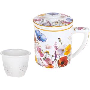 Kubek z zaparzaczem i przykrywką - L. Lozano, Lady`s Floral Symphony (CARMANI) Kubek z zaparzaczem i przykrywką - L. Lozano, Lady`s Floral Symphony (CARMANI)