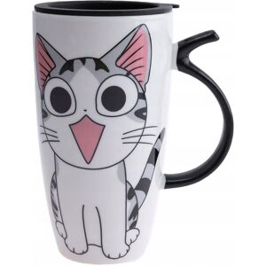 Inny producent LACHINEUSE Kubek Kawaii Szczęśliwy Kot 600ml Porcelanowy Inny producent LACHINEUSE Kubek Kawaii Szczęśliwy Kot 600ml Porcelanowy