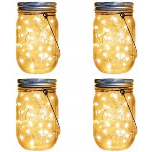 inna (Inny) LAMPKA SOLARNA OGRODOWA SŁOIK - 20LED - DUŻY 4szt inna (Inny) LAMPKA SOLARNA OGRODOWA SŁOIK - 20LED - DUŻY 4szt