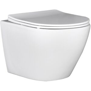 Inny producent Laveo Desna zestaw miska WC wisząca z deską wolnoopadającą biały VMD600S Inny producent Laveo Desna zestaw miska WC wisząca z deską wolnoopadającą biały VMD600S
