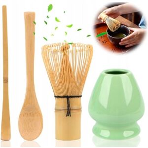 Inny producent MATCHA ZESTAW DO HERBATY 4 CZĘŚCI MIOTŁA TRZEPACZKA ŁYŻECZKA UCHWYT Z Inny producent MATCHA ZESTAW DO HERBATY 4 CZĘŚCI MIOTŁA TRZEPACZKA ŁYŻECZKA UCHWYT Z