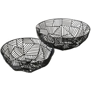 Boltze Metalowe misy dekoracyjne GRAPHINA, 2 szt. Ø 25-30 cm Boltze Metalowe misy dekoracyjne GRAPHINA, 2 szt. Ø 25-30 cm