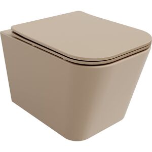Mexen Teo Miska Wc Rimless Z Deską Wolnoopadającą Slim, Duroplast, Cappuccino Mat - 30854064 Mexen Teo Miska Wc Rimless Z Deską Wolnoopadającą Slim, Duroplast, Cappuccino Mat - 30854064