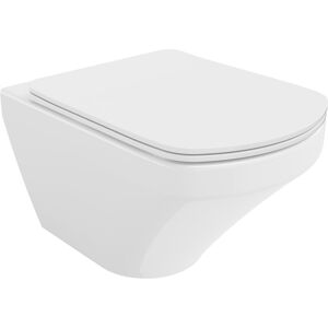 Mexen Vito Miska Wc Rimless Z Deską Wolnoopadającą Slim, Duroplast, Biała - 30174000 Mexen Vito Miska Wc Rimless Z Deską Wolnoopadającą Slim, Duroplast, Biała - 30174000