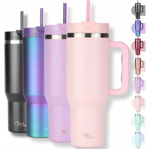 Inny producent MILU Kubek Termiczny 1,2L Słomka Uchwyt Stal Nierdzewna Blossom Pink Inny producent MILU Kubek Termiczny 1,2L Słomka Uchwyt Stal Nierdzewna Blossom Pink