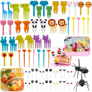 Inny producent Mini Widelec Widelczyk do Owoców Warzyw Wykałaczki Koreczki Zwierzęta 64szt Inny producent Mini Widelec Widelczyk do Owoców Warzyw Wykałaczki Koreczki Zwierzęta 64szt