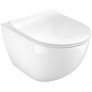 Miska ceramiczna Ravak WC Comfort Pro RimOff podwieszana z deską wolnoopadąjącą biała 1 szt Miska ceramiczna Ravak WC Comfort Pro RimOff podwieszana z deską wolnoopadąjącą biała 1 szt