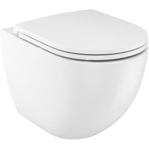 Miska ceramiczna Ravak WC Lea RimOff Ravak podwieszana z deską wolnoopadającą biała 1 szt Miska ceramiczna Ravak WC Lea RimOff Ravak podwieszana z deską wolnoopadającą biała 1 szt