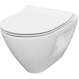 Cersanit Mille Plus Bezdzłonowe WC naścienne - Higiena-Soft-close - Oszczędność miejsca Cersanit Mille Plus Bezdzłonowe WC naścienne - Higiena-Soft-close - Oszczędność miejsca