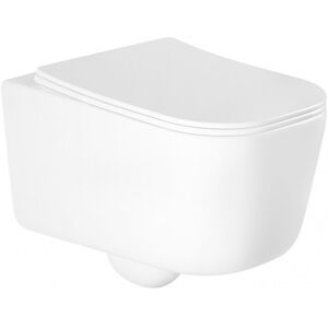 Miska WC Rimless z deską wolnoopadającą slim MEXEN Stella, biała Miska WC Rimless z deską wolnoopadającą slim MEXEN Stella, biała