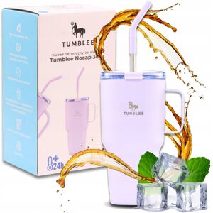 Inny producent Mocny Kubek Termiczny Ze Stalową Słomką I Uchwytem Na Kawę Herbatę 900Ml Inny producent Mocny Kubek Termiczny Ze Stalową Słomką I Uchwytem Na Kawę Herbatę 900Ml