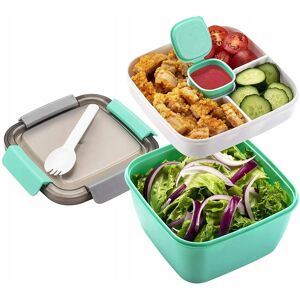 Inny producent MUJUZE Lunchbox z Przegródkami Bento Box Zielona Inny producent MUJUZE Lunchbox z Przegródkami Bento Box Zielona