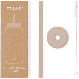 Muuki Silikonowa słomka i nasadka wielokrotnego użytku do butelki Desert Rose 720 ml Muuki Silikonowa słomka i nasadka wielokrotnego użytku do butelki Desert Rose 720 ml