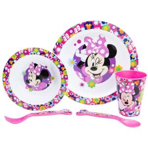 Stor MYSZKA MINNIE ZESTAW NACZYŃ OBIADOWY DZIECIĘCY TALERZ MISKA KUBEK SZTUĆCE Stor MYSZKA MINNIE ZESTAW NACZYŃ OBIADOWY DZIECIĘCY TALERZ MISKA KUBEK SZTUĆCE