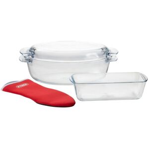 Naczynie Żaroodporne Szklane Z Pokrywą Pyrex 5,8L Naczynie Żaroodporne Szklane Z Pokrywą Pyrex 5,8L
