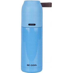 Niebieski termos błyszczący 350 ml z kubkiem metalowym dla dzieci Kite Niebieski termos błyszczący 350 ml z kubkiem metalowym dla dzieci Kite