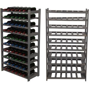 Inny producent Regał Drewniany Na Wino Lsr 10 Leżni Na Butelki Szary, Półki Na Wino 10 Szt, Drewno Sosnowe / Wamar-Sosenka Inny producent Regał Drewniany Na Wino Lsr 10 Leżni Na Butelki Szary, Półki Na Wino 10 Szt, Drewno Sosnowe / Wamar-Sosenka