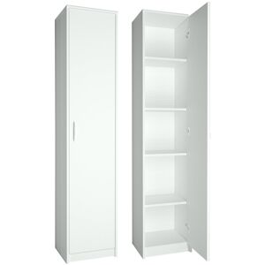 Meble-Bestseller Regał Eryk 39 cm X 180 cm X 35 cm Biały Meble-Bestseller Regał Eryk 39 cm X 180 cm X 35 cm Biały