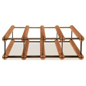 Inny producent Regał Na Wino Stojak Na 4 Butelki Szklane/ Pet — Rw-8/ 4X1 — Brązowy Brązowy Metal + Drewno Rw-8-4X1-4_O_Br / Wamar-Sosenka Inny producent Regał Na Wino Stojak Na 4 Butelki Szklane/ Pet — Rw-8/ 4X1 — Brązowy Brązowy Metal + Drewno Rw-8-4X1-4_O_Br / Wamar-Sosenka