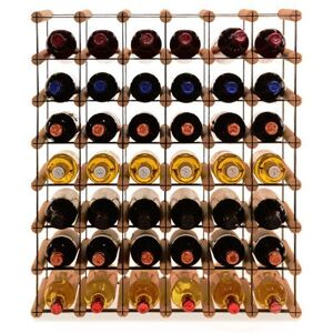 Inny producent Regał Na Wino Stojak Na 42 Butelki Szklane/ Pet — Rw-8/ 6X7 — Brązowy Brązowy Metal + Drewno Rw-8-6X7-42_O_Br / Wamar-Sosenka Inny producent Regał Na Wino Stojak Na 42 Butelki Szklane/ Pet — Rw-8/ 6X7 — Brązowy Brązowy Metal + Drewno Rw-8-6X7-42_O_Br / Wamar-Sosenka