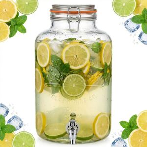 Sokomedica SŁOIK Z KRANIIKEM 8L DUŻY SŁÓJ SZKLANY DO WODY LEMONIADY SOKU NALEWKI 36 CM Sokomedica SŁOIK Z KRANIIKEM 8L DUŻY SŁÓJ SZKLANY DO WODY LEMONIADY SOKU NALEWKI 36 CM