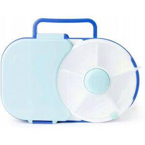 Inny producent Śniadaniówka Dla Dzieci Lunchbox Snack Spinner 2W1 Gobe Blueberry Blue Inny producent Śniadaniówka Dla Dzieci Lunchbox Snack Spinner 2W1 Gobe Blueberry Blue