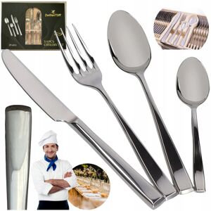 inna (Inny) SOLIDNY Zestaw Sztućców 24EL STAL NRDZ POŁYSK Komplet NA 6 OSÓB ELEGANCKIE inna (Inny) SOLIDNY Zestaw Sztućców 24EL STAL NRDZ POŁYSK Komplet NA 6 OSÓB ELEGANCKIE