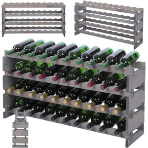 Wamar-Sosenka Stojak na wino regał modułowy na butelki 4x10 but POJEMNY BEZ NARZĘDZI Wamar-Sosenka Stojak na wino regał modułowy na butelki 4x10 but POJEMNY BEZ NARZĘDZI