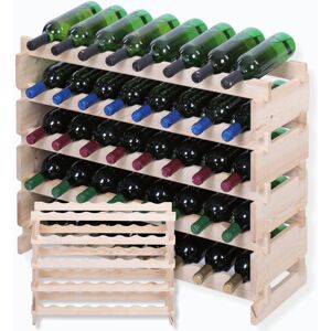 Wamar-Sosenka Stojak na wino regał modułowy na butelki 5x8 but BUDUJ JAK KLOCKI Wamar-Sosenka Stojak na wino regał modułowy na butelki 5x8 but BUDUJ JAK KLOCKI