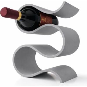 Inny producent Stojak na wino szary na 4 butelki organizer S minimalistyczny Inny producent Stojak na wino szary na 4 butelki organizer S minimalistyczny