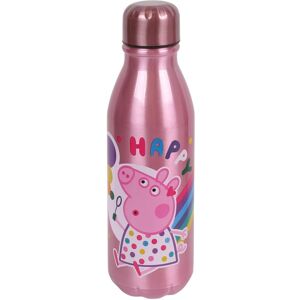 sarcia.eu Świnka Peppa Różowa, aluminiowa butelka do picia 600ml sarcia.eu Świnka Peppa Różowa, aluminiowa butelka do picia 600ml