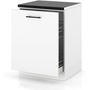 Hurtownia Mebli Szafka Kuchenna Stojąca Z Blatem Szafka Cargo 60cm Spremium Biały Mat Hurtownia Mebli Szafka Kuchenna Stojąca Z Blatem Szafka Cargo 60cm Spremium Biały Mat